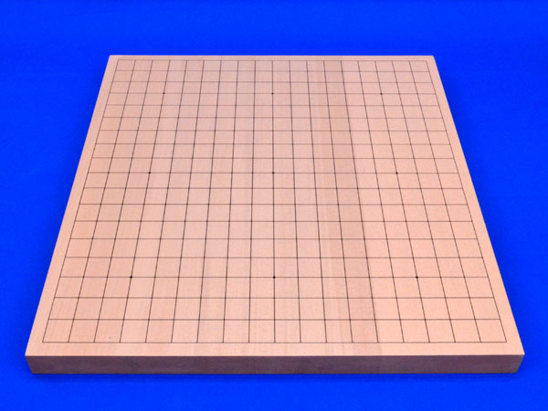19路13路両用卓上囲碁盤新桂1寸ハギ