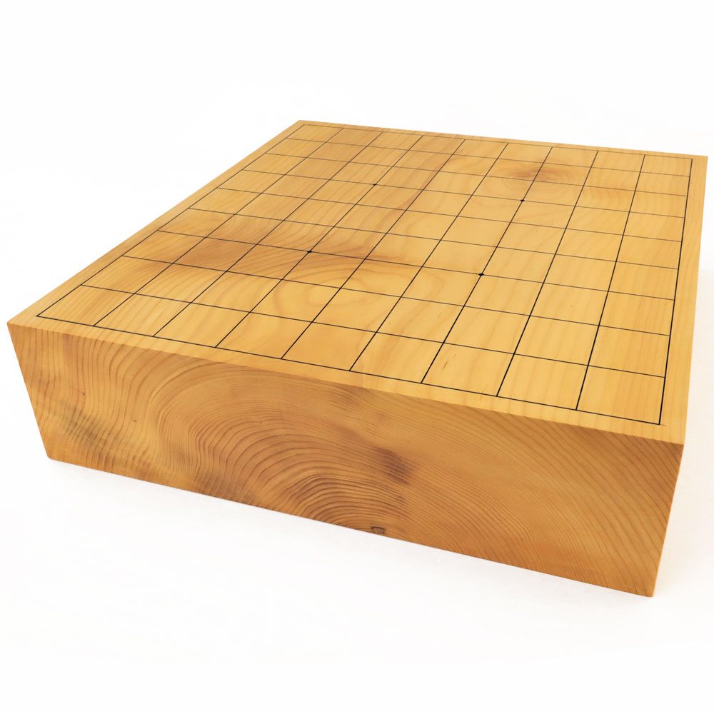 国産（日向産） 本榧卓上９路盤　台座付　ほんのり甘い香り!　使用僅美品 1000ms33-1.jpg