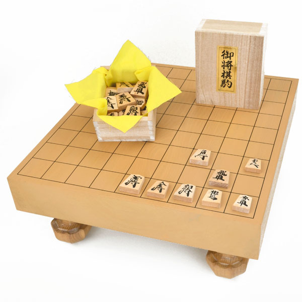 楽天市場】高級将棋盤セット 北海道産 本桂二寸足付将棋盤と山形天童の