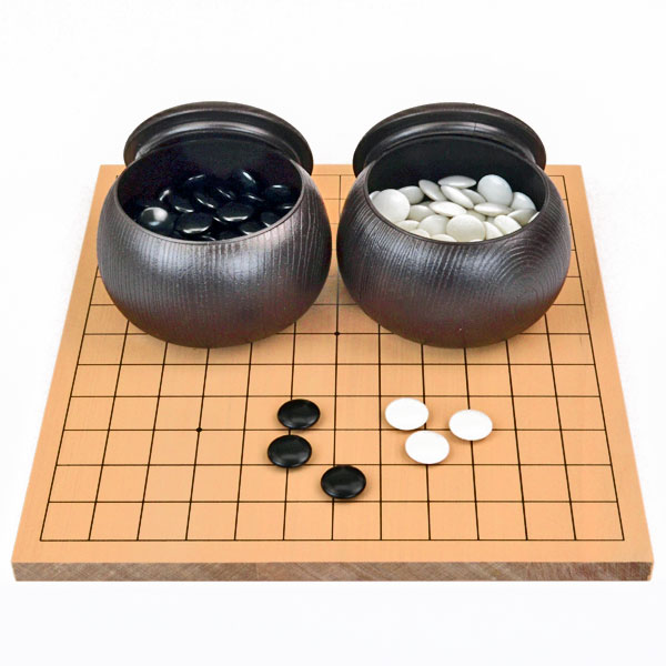 楽天市場 囲碁セット 木製新桂13路9路盤セット プラスチック碁石椿 ブロー碁笥 訳あり特価品 将棋囲碁専門店の将碁屋