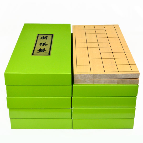 難あり特価品の木製折棋盤新桂5号単品を10面