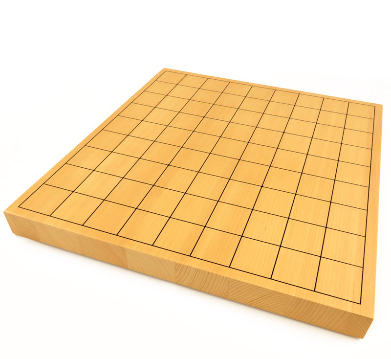 訳ありの国産桧1寸ハギ卓上棋盤【1点押さえる訳あり特価品・KWS19】