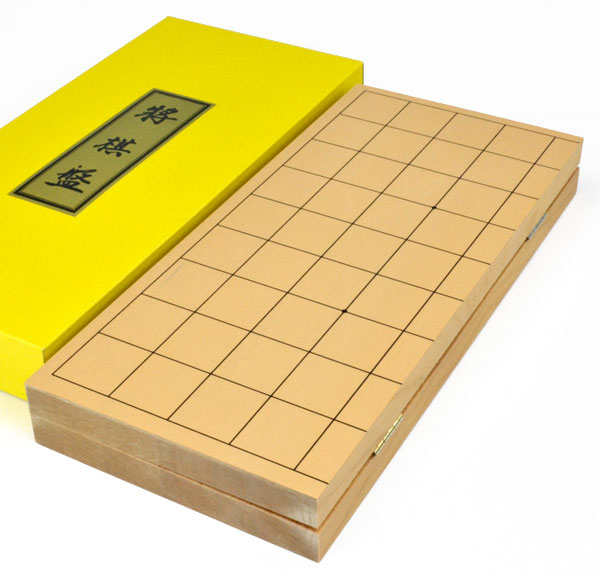 楽天市場】将棋盤 新桂5号折将棋盤 将棋盤サイズ30cm×33cm×厚み約1.3cm