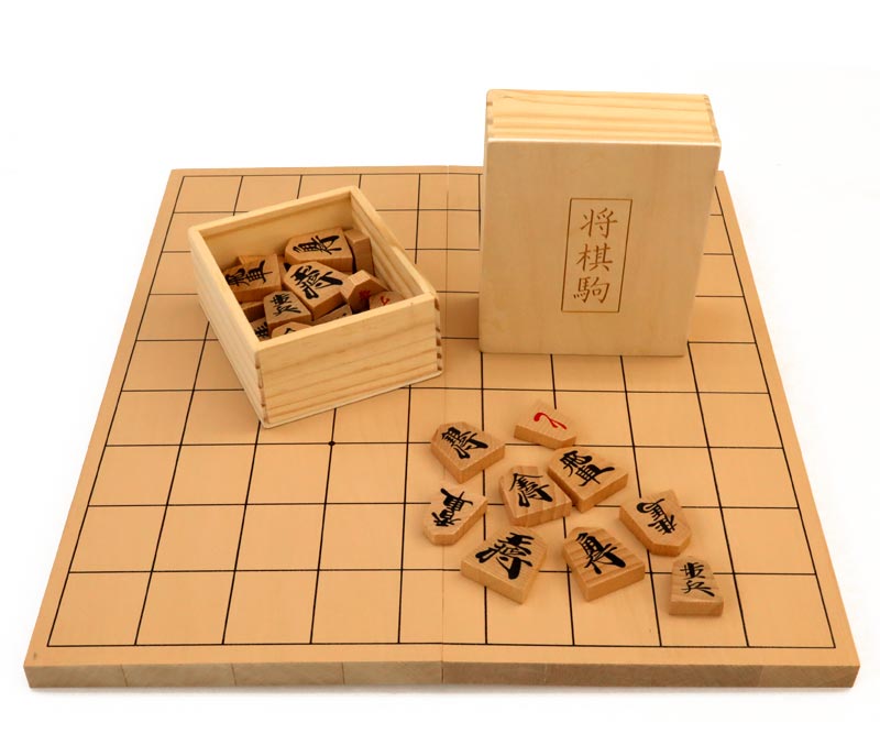 楽天市場】将棋セット 木製 将棋盤 プラスチック駒付き 折りたたみ式