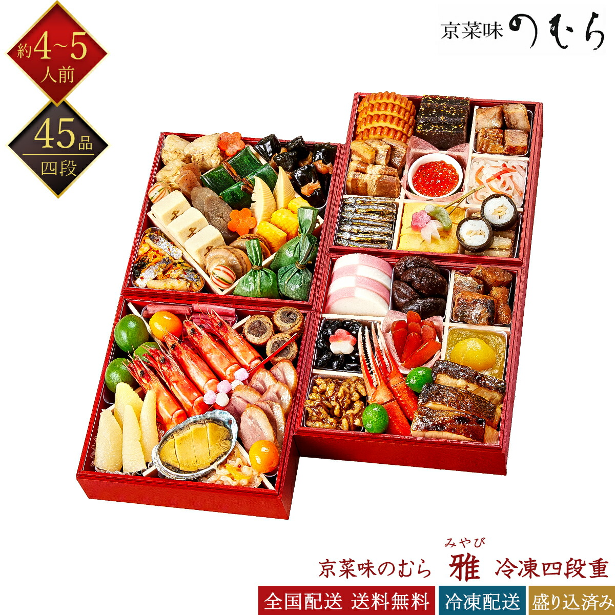 楽天市場】トオカツフーズ 冷凍 36品 和洋中おせち 珠宝小箱瑠璃