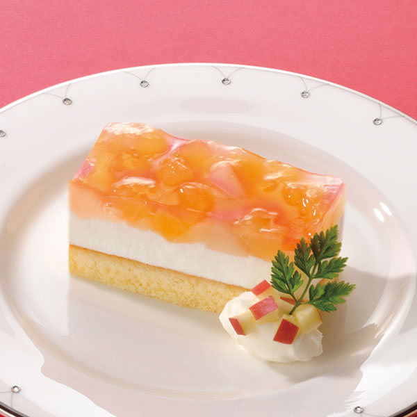 楽天市場 フリーカットケーキ アップル ピーチ 5g カットなし りんご 林檎 白桃 味の素 ケーキ デザート 業務用食材 食彩ネットショップ