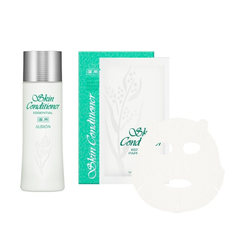 アルビオン　スキンコンディショナー330ml/エッセンシャルペーパーマスクN 薬用スキンコンディショナー エッセンシャル ペーパーマスク N