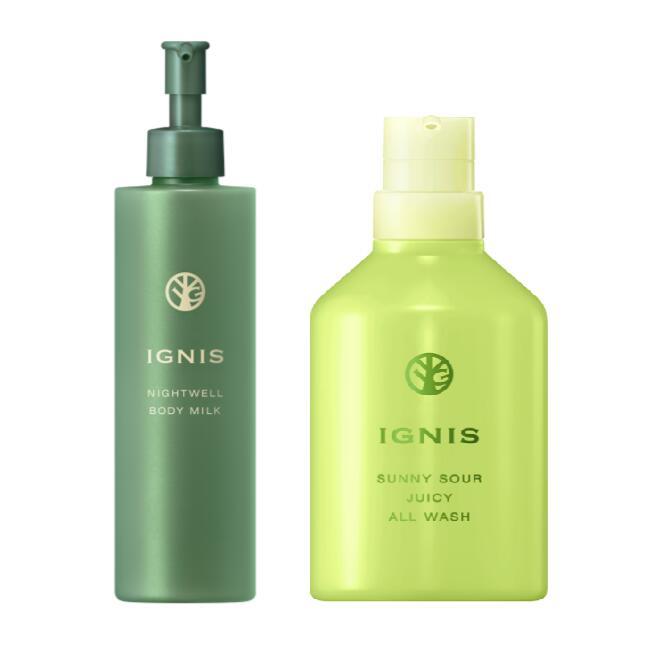 IGNIS  イグニス ナイトウェル 上半身市乳 240ml+サニーサワー ジューシー オールウォッシュ 400ml