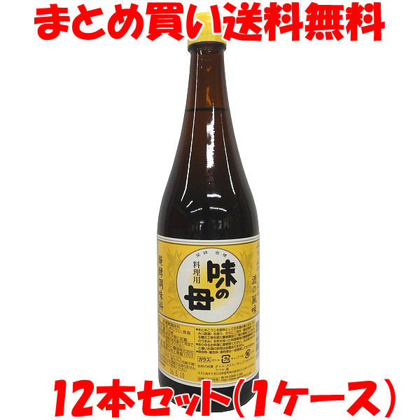 好評 楽天市場 味の一醸造 味の母 みりん 味醂 発酵調味料 みりん風調味料 7ml 12本 1ケース まとめ ケース 買い送料無料 純正食品マルシマ 楽天市場店 超激安 Lexusoman Com