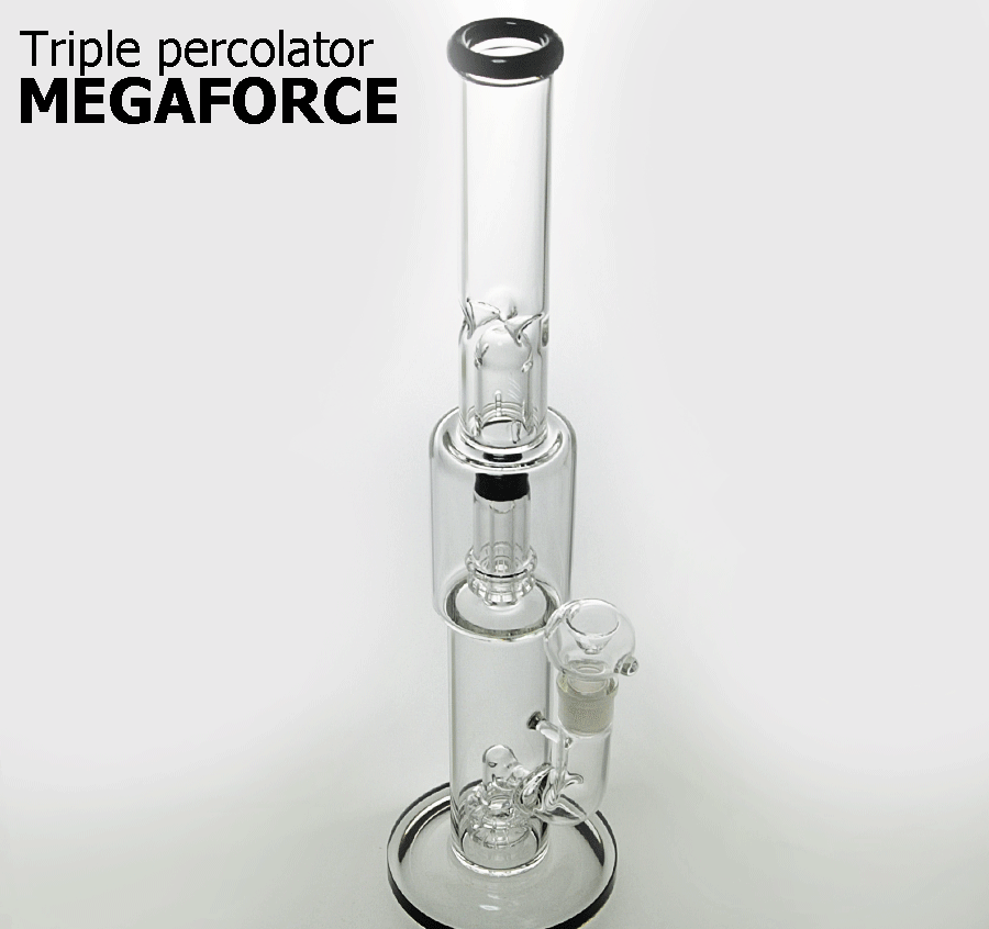 トリプルパーコレーターMEGAFORCE 2nd generationビッグボング　ボング/水パイプ