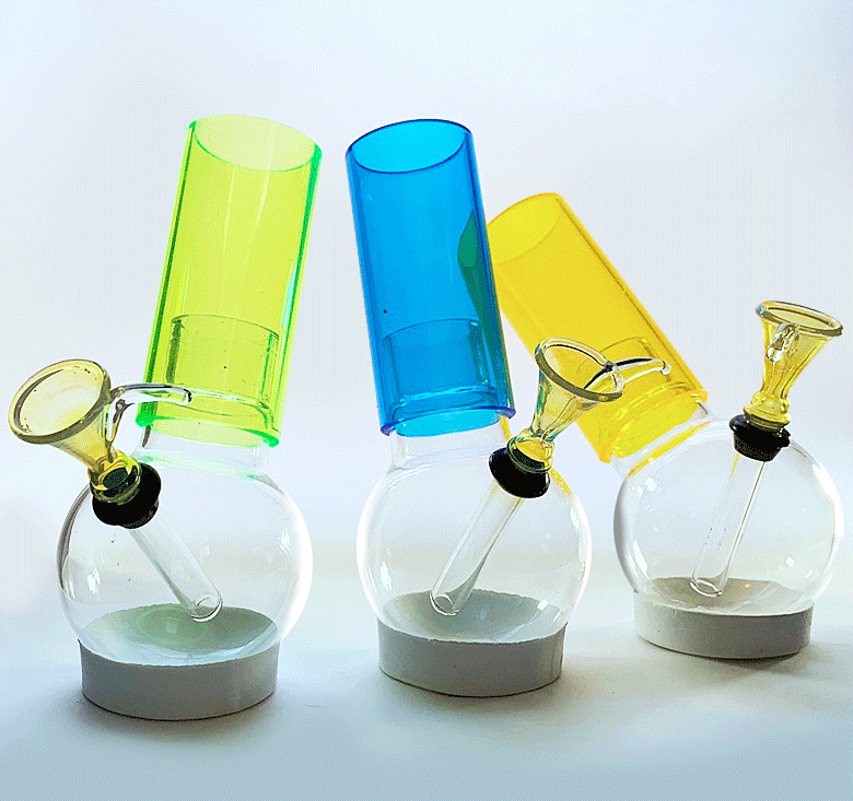 超話題❣️ ダブリグ ガラスボング 小型 高さ約15cm 水パイプ 超