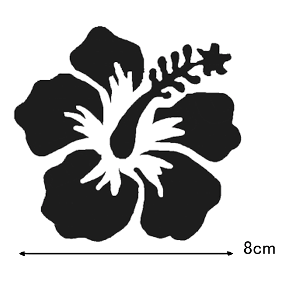 楽天市場 ステンシルdeタトゥーキット ハイビスカス ステンシル3種つき 湘南堂pop Box