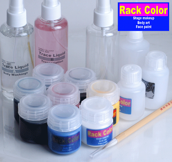 RACK COLOR　フルカラー8色セット＋２液性転写キット＋仕上げパウダー