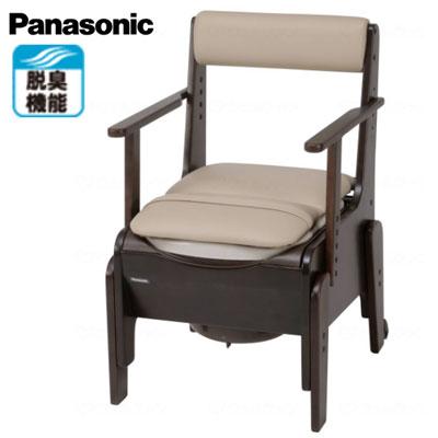 家具調室内用便器  座楽  パウダーコンパクト【脱臭可塑性物質便座】PN-L23206 パナソニック 失禁用品・排泄介助用品-医薬品・コンタクト・介護
