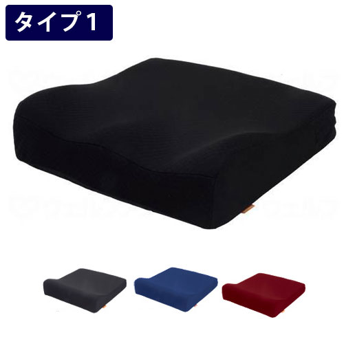 タカノ クッションR【タイプ1】 TC-R081 ブラック 車いす用クッション|笑和生活 店