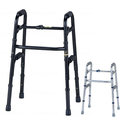 セーフティーアームウォーカー【スリムタイプ】歩行器　固定型　ブラック(SW5120)　シルバー(SW5110)　イーストアイ｜笑和生活　店