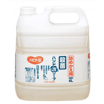 殺菌ハンド泡ソープ【詰め替え用4L】ピジョンタヒラ