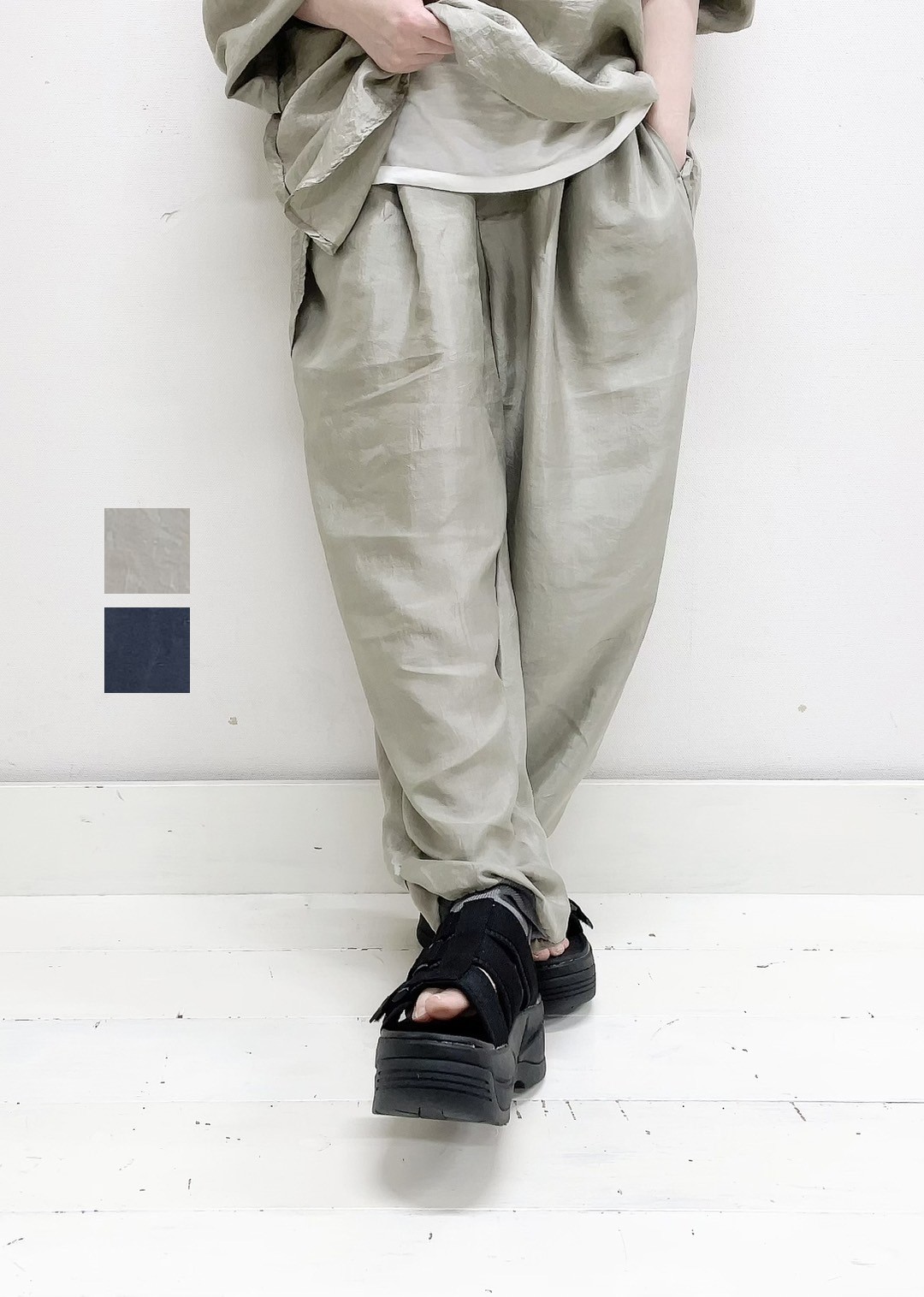 【veritecoeur】シックシルクリブパンツ / VC-2623｜syozikiya 27,170円
