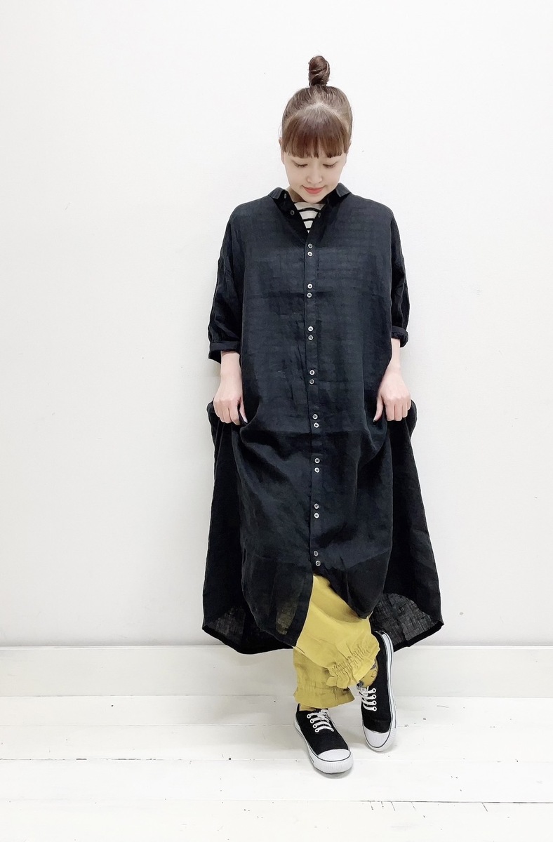 餅さん専用　TFW49 ダークグリーン ポロワンピース ロングワンピース .-- GRASS （グリーン） -MANGO - マンゴ公式