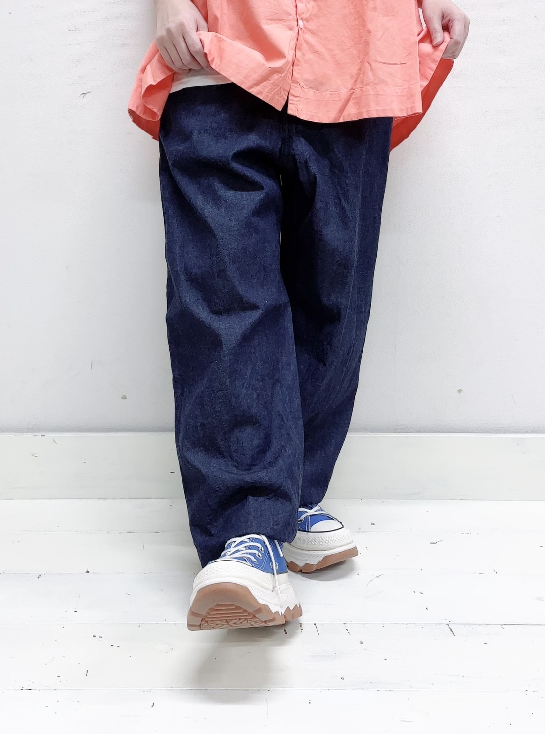 【NATURAL LAUNDRY】6ozセルビッチデニムHi PT / 7242P-005