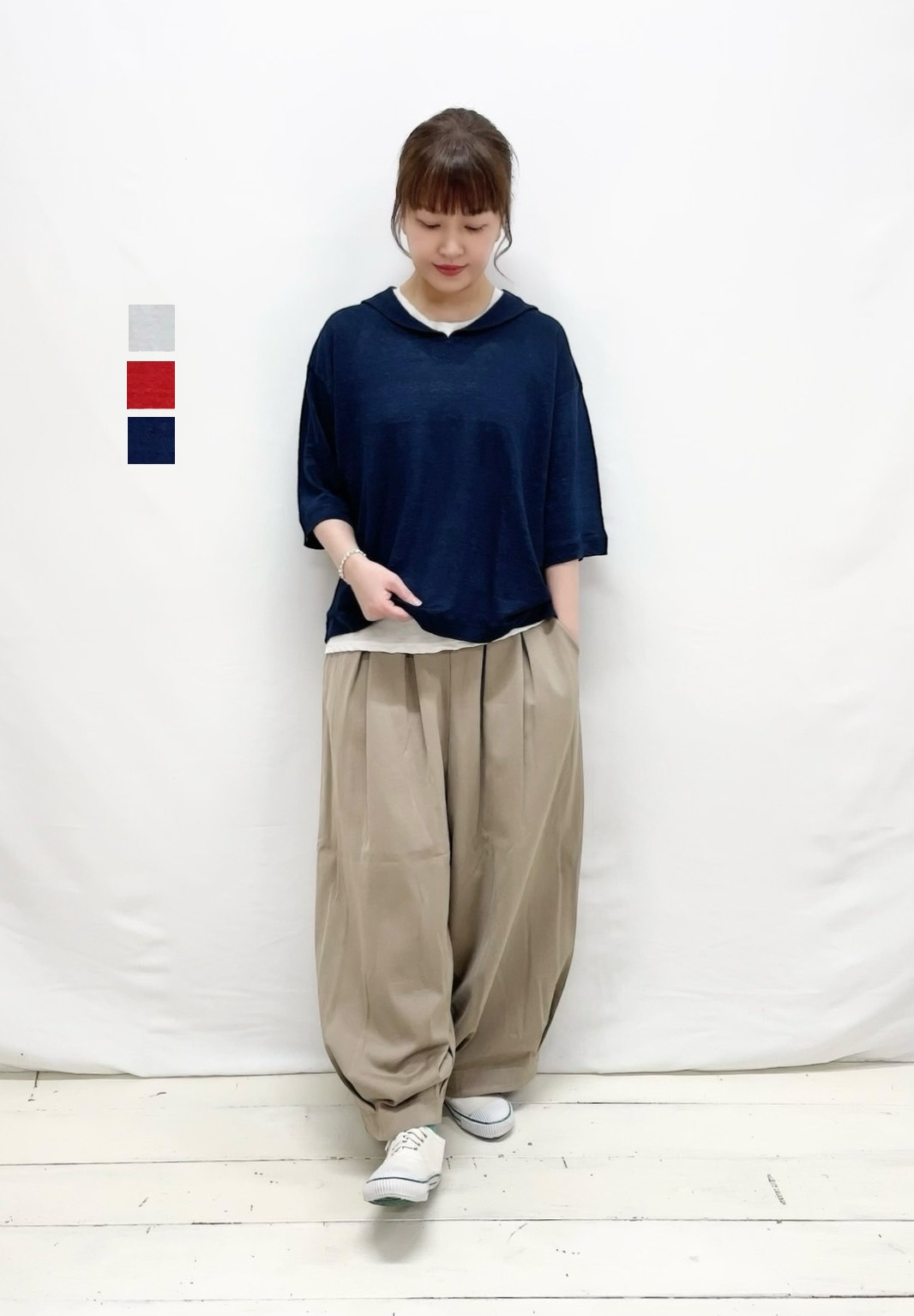 【NATURAL LAUNDRY】L天竺マリネT / 7262C-014