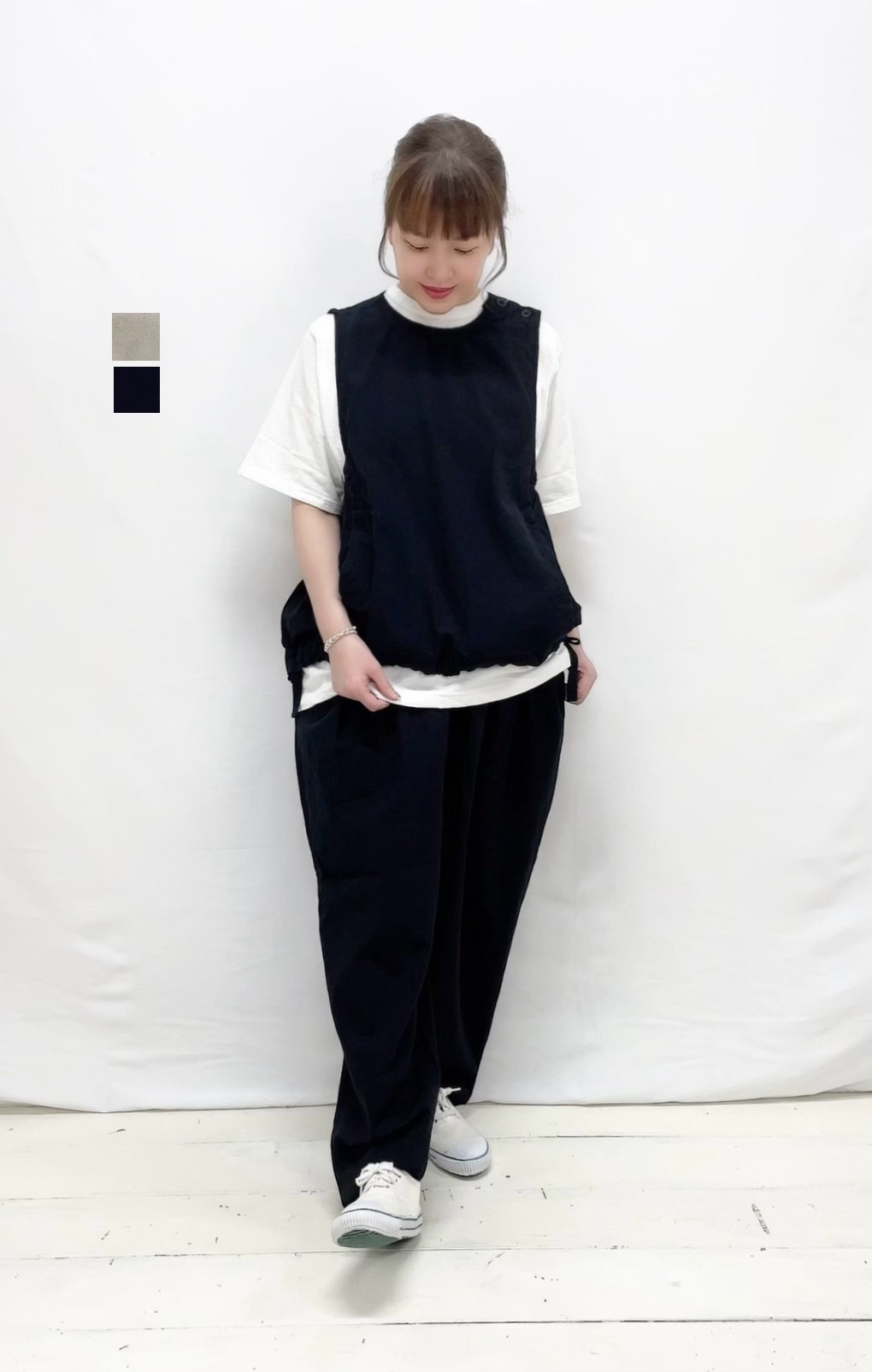 【NATURAL LAUNDRY】CLクロスジャンプVT / 7262V-001｜syozikiya