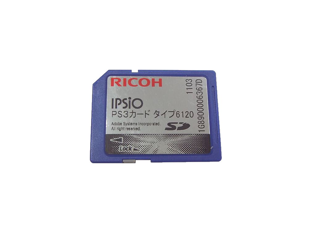 RICOH IPSiO PS3カード タイプ6120 515322 SP6110、SP6120、SP6210、SP6220【中古】