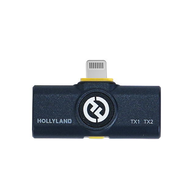 Hollyland(ホーリーランド) ワイヤレスラベリアマイクロホンシステム Lark M2 受信機 Lightning Ver.(シャインチャコール)