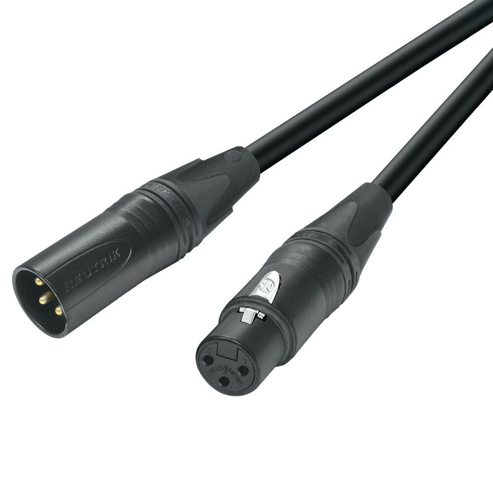 CANARE(カナレ電気) 3.0m ブラック NC3（メス）-NC3（オス） XLRケーブル EC03-B