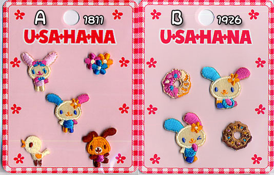 楽天市場】サンリオ ウサハナ プチワッペン 【アイロン接着】 : 手芸の