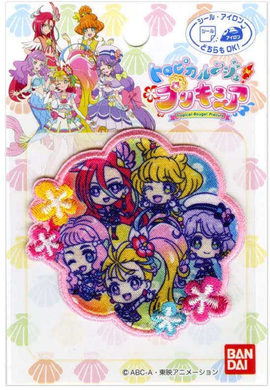 楽天市場 トロピカル ジュ プリキュア ワッペン アイロン接着 シール接着 両用タイプ ワッペン 手芸品 手芸のらんでぃ