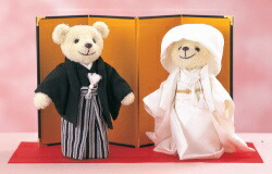 ＃【遣っ付ける品】●パナミ・ウェルカムドール●しあわせくまさん【立った手合い・SK-1】×ゆう容器に並べる電子メイル便相応う不可×