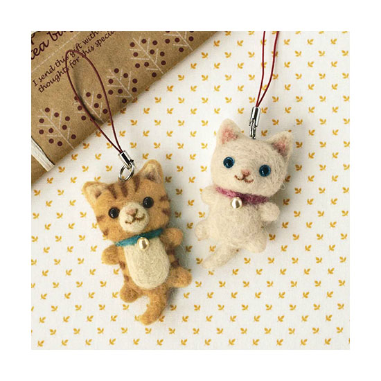 羊毛フェルト 楽天市場】【ハマナカ H441-299】ふわふわ羊毛でつくる FELT CAT