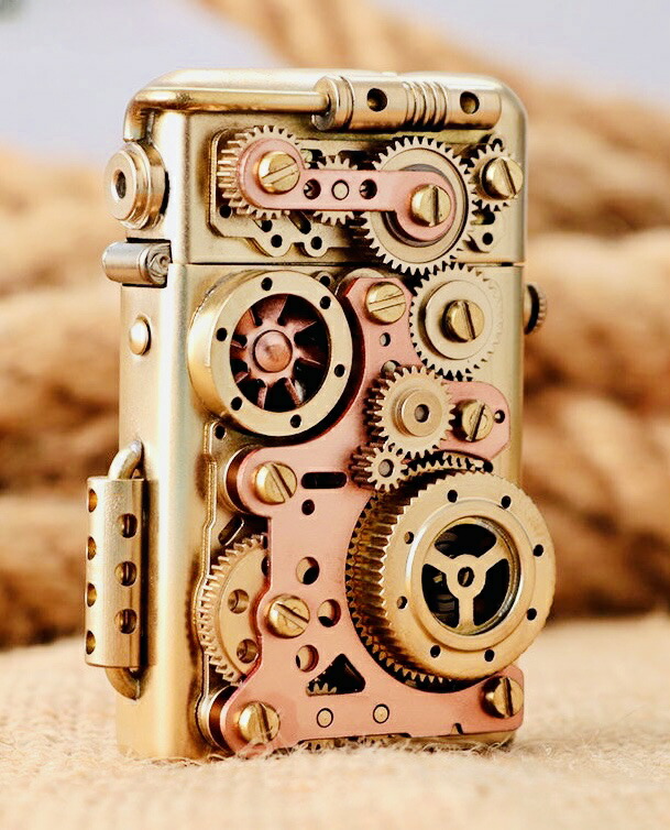 楽天市場】希少 ZIPPO ジッポ アンティーク仕上げ スチームパンク歯車