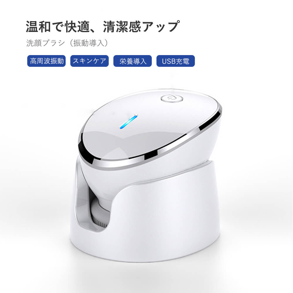 電動洗顔ブラシ ボディブラシ 電動音波洗顔 洗顔器 クレンジングブラシ 毛穴ケア アニオン導入 防水 充電式 顔マッサージャー器 美顔器 温熱機能  パッティング スキンケア 洗顔クレンジング 毛穴 敏感肌 ニキビ 深層清潔 フェイス ブラシ 浴室 小型 【71%OFF!】