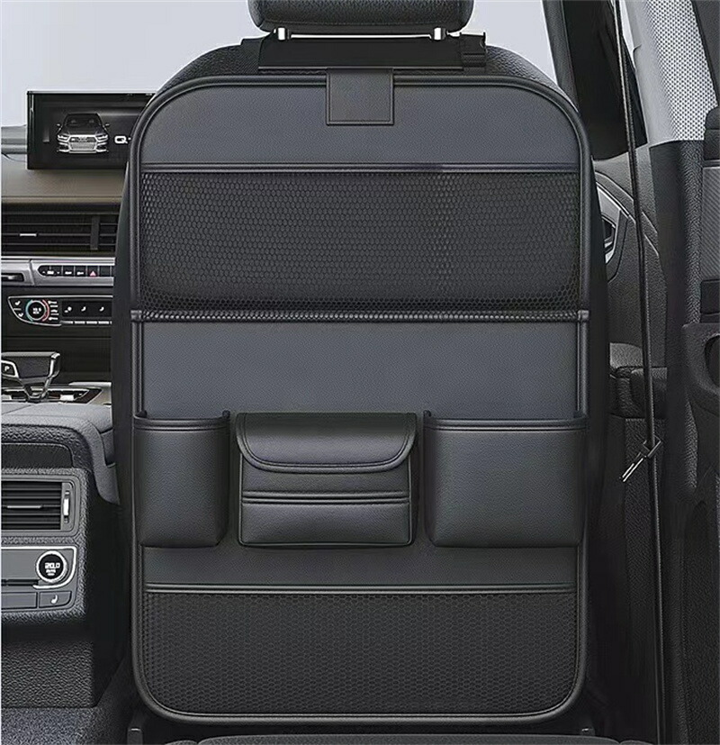 テーブル付き 車用収納ポケット 多機能 車載 シートバックポケット 後部座席収納 カーシート バックバッグ 子供連れ カー用品 家族 大容量 防水 防汚 車用品 旅行 おもちゃ 水筒 ボトル Ipad収納 キッズ 蹴り 汚れ防止 取付簡単