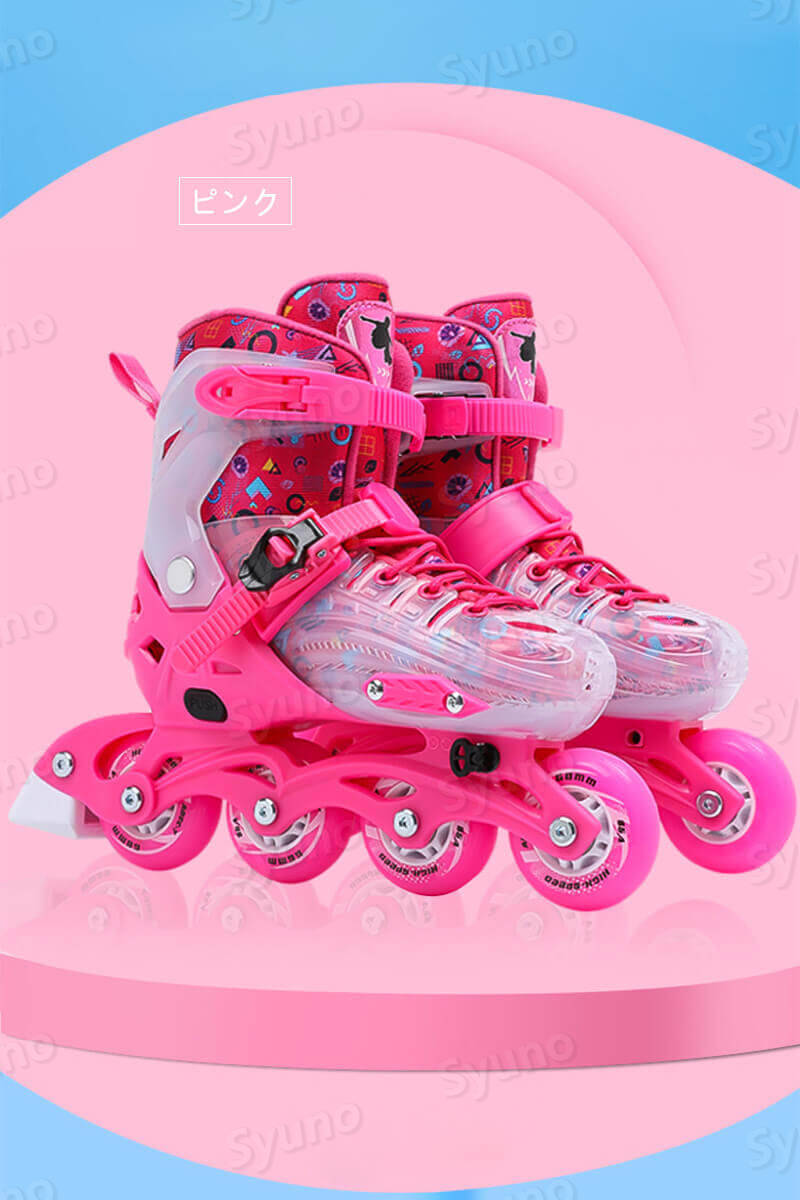 楽天市場 子供向け補助ローラー スケート クリスマス プレゼント スポーツ 子供用 ジュニア用 子供のためのデザイン 安全 オシャレ 長持ち 誕生日 プレゼント Syuno