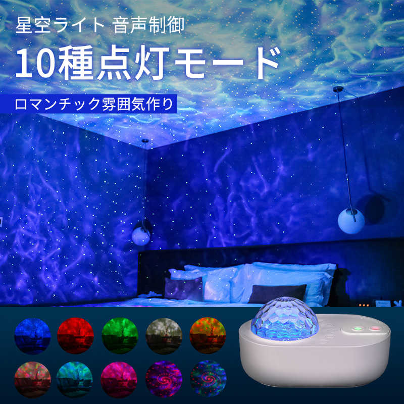 楽天市場】お買い物マラソン【P5倍】宇宙船 星空ライト 投影ランプ
