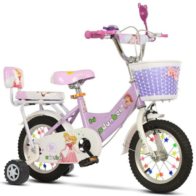 ［ろみさん専用］ディズニー　プリンセス　自転車　16インチ　補助輪付き　女の子 Disney 16インチ ディズニー プリンセス 子供 キ ッズ ジュニア