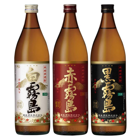 純米酒こめいちず・本格焼酎もぐら・きろく・赤霧島 6本セット Amazon.co.jp: 霧島酒造 焼酎6本セット 25度 900ml×6 黒霧島EX