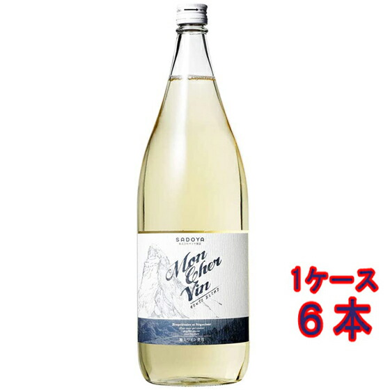 お酒 遅れてごめんね 父の日 ギフト サドヤ モンシェルヴァン 白 1800ml 6本 山梨県 サドヤ醸造場 国産ワイン 白ワイン コンビニ受取対応商品 ヴィンテージ管理しておりません 変わる場合があります ケース販売 送料無料 Sobolewscy Pl