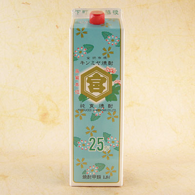 楽天市場】亀甲宮 キンミヤ 焼酎 金宮 25° パック 1800ml 6本