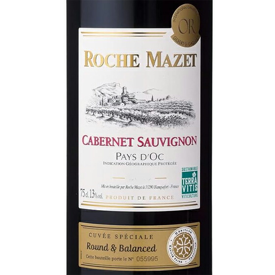 ロシュ・マゼ カベルネ・ソーヴィニヨン 赤 750ml / 250ml フランス ラングドック・ルーション 赤ワイン コンビニ受取対応商品 ヴィンテージ管理しておりません、変わる場合があります お酒 母の日 プレゼント