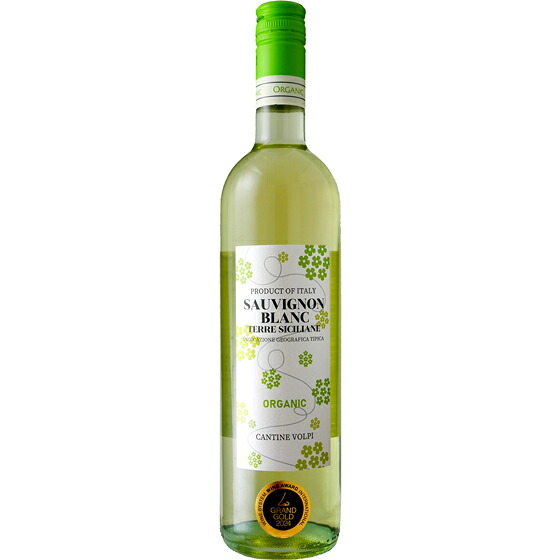 ソーヴィニヨン・ブラン シチリア オーガニック / カンティーネ・ヴォルピ 白 750ml イタリア シチリア 白ワイン コンビニ受取対応商品 ヴィンテージ管理しておりません、変わる場合があります お酒 母の日 プレゼント