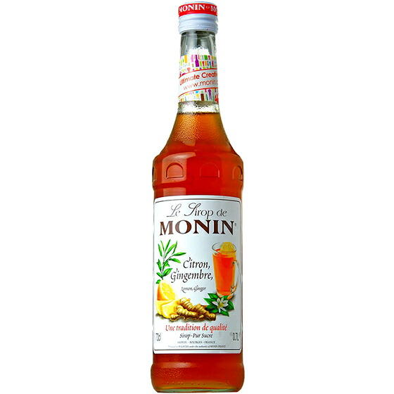 MONIN レモンジンジャー シロップ 700ml モナン ノンアルコールシロップ リキュール コンビニ受取対応商品 母の日 プレゼント