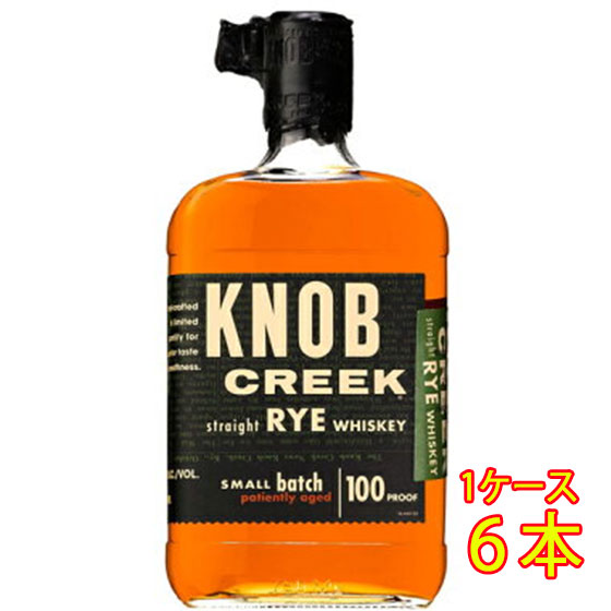 【7/19~26 エントリーでP5倍】 ノブ クリーク ライ 750ml 6本 サントリー アメリカ ライウイスキー ケース販売 お中元 プレゼント|酒楽SHOP