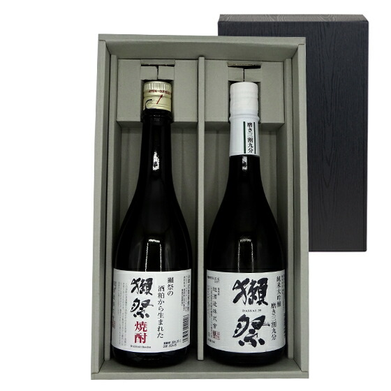 【正規販売店】獺祭 焼酎 720ml ＆ 純米大吟醸 磨き三割九分 720ml ギフトボックス入り 山口県 獺祭 日本酒 焼酎 本州のみ送料無料 お酒 母の日 プレゼント