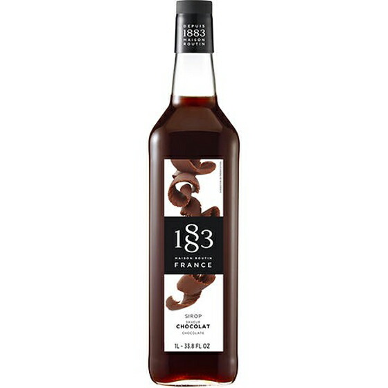【7/19～26 エントリーでP5倍】 1883 メゾンルータン チョコレート シロップ 1000ml デニオ総合研究所 MAISON ROUTIN ノンアルコールシロップ コンビニ受取対応商品 お中元 プレゼント｜酒楽SHOP