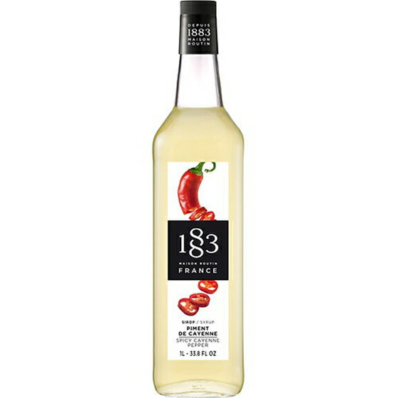 1883 メゾンルータン 唐辛子 トウガラシ シロップ 1000ml デニオ総合研究所 MAISON ROUTIN ノンアルコールシロップ コンビニ受取対応商品 母の日 プレゼント