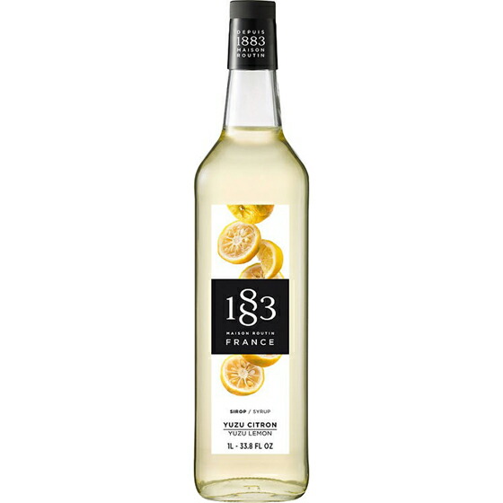 1883 メゾンルータン ユズ シロップ 1000ml デニオ総合研究所 MAISON ROUTIN ノンアルコールシロップ コンビニ受取対応商品 母の日 プレゼント